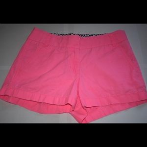 J. Crew Bright Pink Shorts